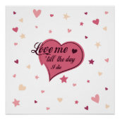 死ぬまで愛して。 ポスター (正面)