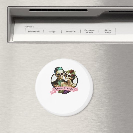 死ぬまで愛して ヴァレンタイン スケルトン クラシック マグネット (インサイチュ (食洗機))