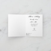 死ぬまで愛して 紅い薔薇 招待状 (内部)