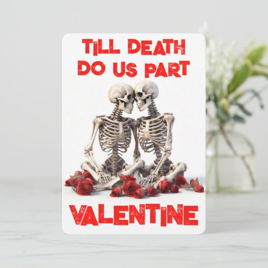 死ぬまで愛して Skeleton Valentine シーズンカード (スタンド正面)