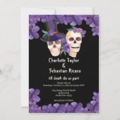 死ぬまで愛し合おう スカルウェディング 招待状 (正面)