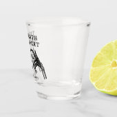 死ぬまで愛し合おう スケルトンハートハンド 結婚式 ショットグラス (右)