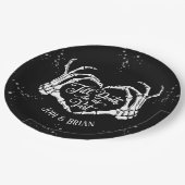 死ぬまで愛し合おう ハロウィンウェディング ペーパープレート (アングル)