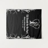 死ぬまで愛し合おう ハロウィンブライダルシャワー タペストリー (正面(横))