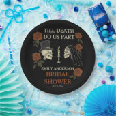 死ぬまで愛し合おう ハロウィン ブライダルシャワー ペーパープレート (パーティー)