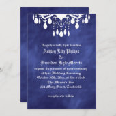 死ぬまで愛を誓うパープルヘイズのウェディング 招待状 (正面/裏面)