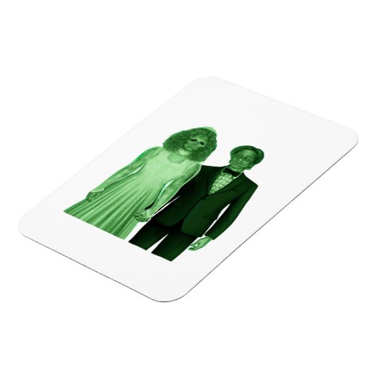 死ぬまで愛を誓う クラシックデザイン マグネット (左側)