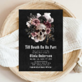 死ぬまで愛を誓う ハロウィンブライダルシャワー 招待状