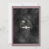 死ぬまで愛を誓う 黒紫のカラス 招待状 (裏面)