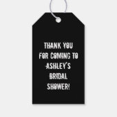 死ぬまで我々のパーティーブラックスケルトンの好意 ギフトタグ (裏面)