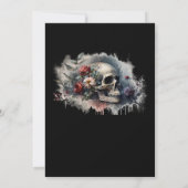 死ぬまで我々の一部ダークムーディーズブライダルシャワー 招待状 (裏面)