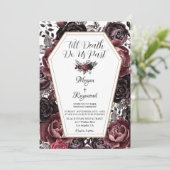 死ぬまで我々の一部ヴィンテージダークゴシック結婚ズ 招待状 (スタンド正面)