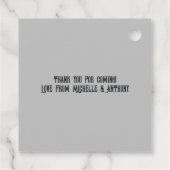 『死ぬまで我々の一部』ゴシック結婚語 フェイバータグ (裏面)