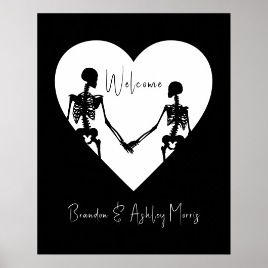 死ぬまで我々の部分スケルトン白の歓迎 ポスター (正面)