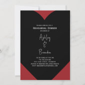 死ぬまで我々の部分スケルトン黒のリハーサル 招待状 (裏面)