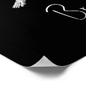 死ぬまで我々の部分スケルトン黒の歓迎 ポスター (角)