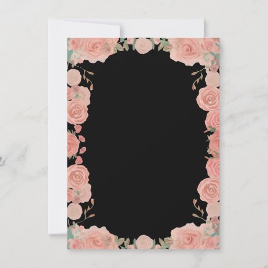 死ぬまで我々はスケルトンを手放結婚す 招待状 (裏面)