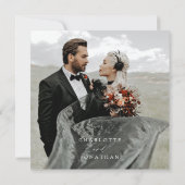 死ぬまで我々はパーティーブラック結婚エロペメント 招待状 (裏面)