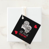 死ぬまで我々は一部スカルレッド結婚・ブラック フェイバータグ (インサイチュ)