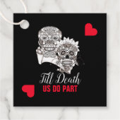 死ぬまで我々は一部スカルレッド結婚・ブラック フェイバータグ (正面)