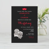 死ぬまで我々は一部スカルレッド結婚・ブラック 招待状 (スタンド正面)