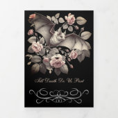 死ぬまで我々は別れ結婚る 三つ折り招待状 (カバー)