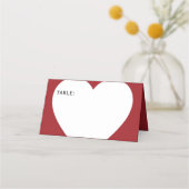 死ぬまで我々は骸骨の赤結婚を分ける プレイスカード (正面)