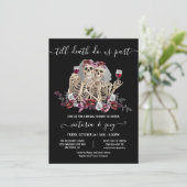 死ぬまで我々パートゴシックスケルトン結婚ブリーズ 招待状 (スタンド正面)