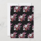 死ぬまで我々パートゴシックスケルトン結婚ブリーズ 招待状 (裏面)