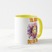 死ぬまで手を握っている2つのスケルトンが我々の部分 マグカップ (正面右)