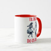 死ぬまで歩く骸骨 マグカップ (正面右)