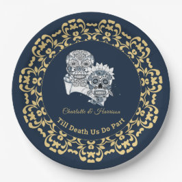 死ぬまで砂糖スカル結婚 ペーパープレート