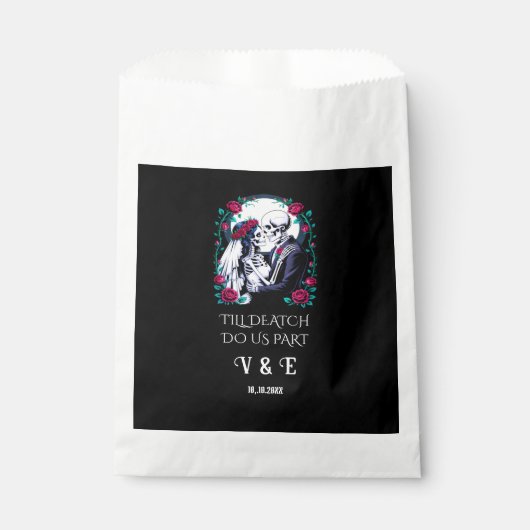 死ぬまで私たちはゴシック様式の骨格を手放結婚す フェイバーバッグ (正面)