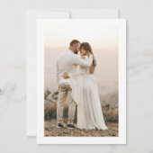 死ぬまで私たちは一部ゴシックハロウィン結婚の セーブザデート (裏面)