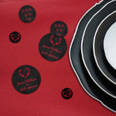 死ぬまで私たちは一部ゴシック様式の黒と黒 コンフェッティ