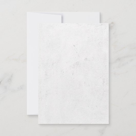 死ぬまで私たちは一部ゴシッ結婚クの白黒 招待状 (裏面)