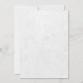 死ぬまで私たちは一部ゴシッ結婚クの白黒 招待状 (裏面)