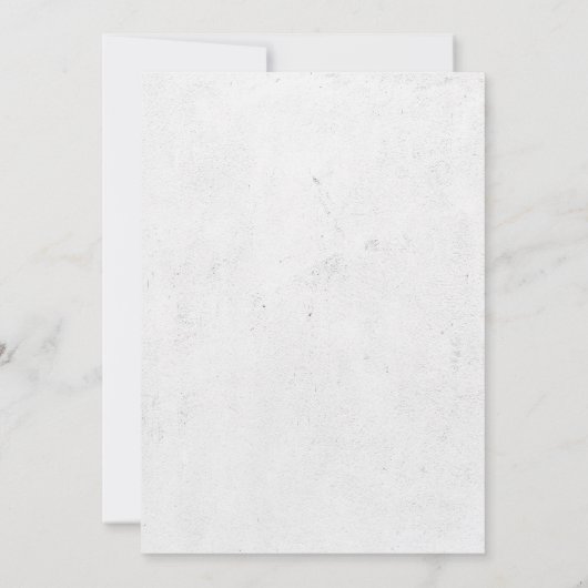 死ぬまで私たちは一部ゴシッ結婚クの白黒 招待状 (裏面)