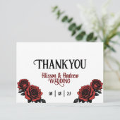 死ぬまで私たちは結婚スカルカップル サンキューカード (スタンド正面)