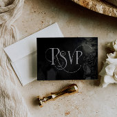 死ぬまで私たちを分かつまで RSVP ウェディングレスポンスカード
