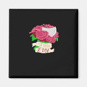 死ぬまで私たちを別つことなく - 終わりまでの名言 マグネット (正面)