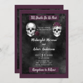 死ぬまで私たちを別つまで 招待状 (正面/裏面)