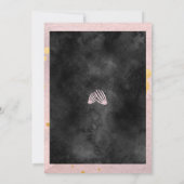 死ぬまで私たちを別つ 黒薔薇の骸骨 招待状 (裏面)