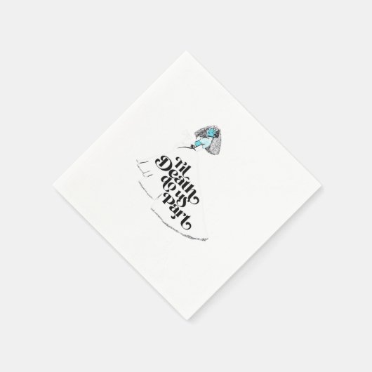 死ぬまで私たちクラシックパート不気味- Love スタンダードカクテルナプキン (角)