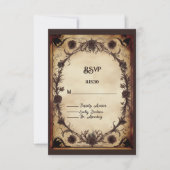 死ぬまで私たちパーツゴシックスタイル結婚ズ 出欠カード (正面)