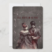 死ぬまで私たちパーツゴシックスタイル結婚ズ 招待状 (正面)