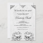 死ぬまで私たちパーツゴシックブライダルシャワー 招待状 (正面)