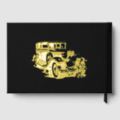 死ぬまで私たちパーツシューズはゴールドフォイルウェディングをブーツ ゲストブック (裏面)