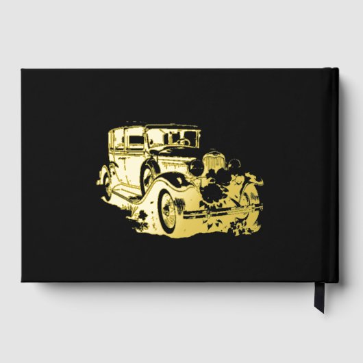 死ぬまで私たちパーツシューズはゴールドフォイルウェディングをブーツ ゲストブック (裏面)