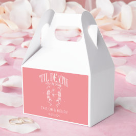 死ぬまで私たちパーティーカスタム結婚式の好意ボックス フェイバーボックス